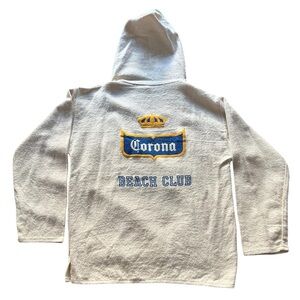 Corona Vintage Beer Beach Wear Club Hemp Pullover XL Promo Giveaway Hoodie Shirt